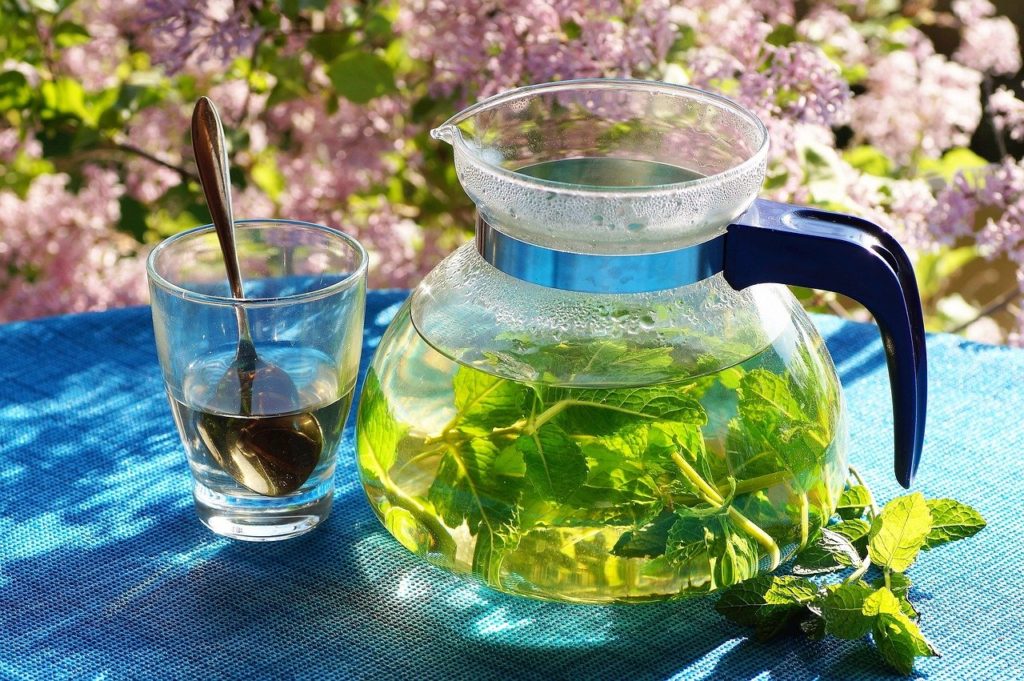 fresh, mint, tea